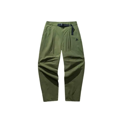 Anta Outdoor Collection Обожженный чай Зеленый Мужские Вязаные Тренировочные Штаны