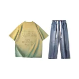 Зелёный (Зелёный + Тёмный) Джинсы