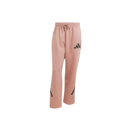 Adidas Sportswear Collection Z.N.E. Collection FW24 Открытая подкладка Joggers Вязаные тренировочные штаны Мужские Розовые