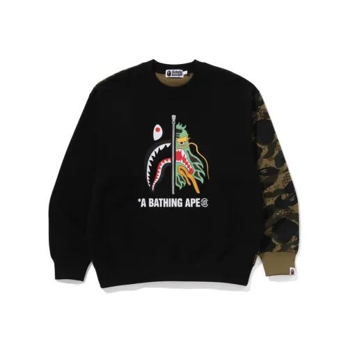 A BATHING APE Свитшот Унисекс Черный