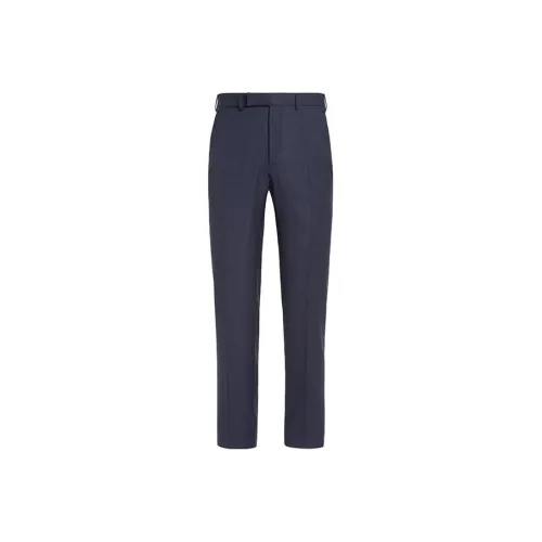 Ermenegildo Zegna Темно-синие Мужские Повседневные Штаны