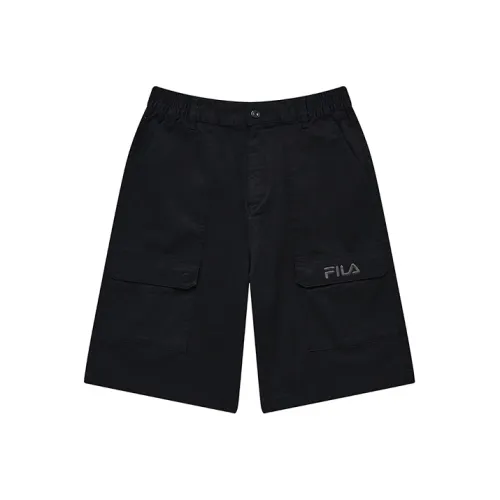 FILA FUSION TOKYO STUDIO Карго Шорты Мужские Темно-черные