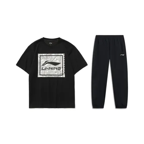 Лайнер Повседневная Спортивная Одежда Мужская Черный Черный