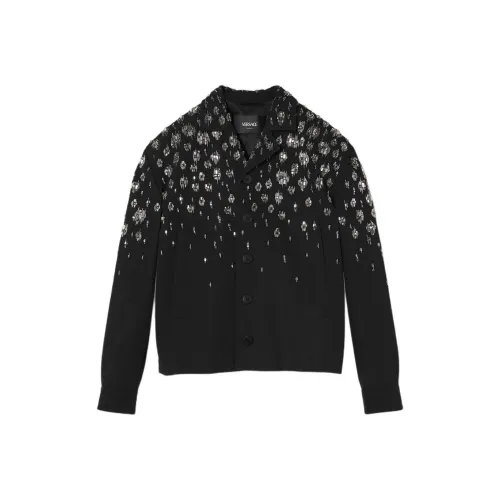 VERSACE Куртки и Пальто Мужской Черный