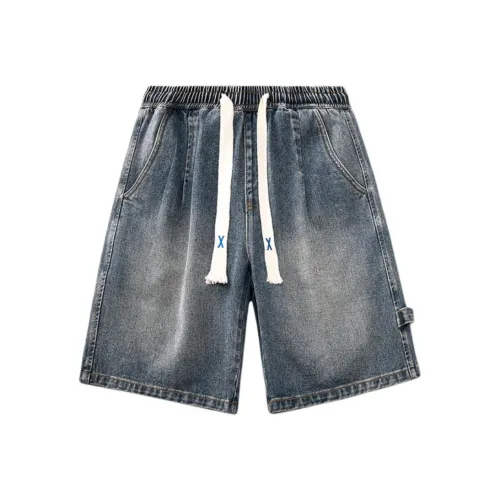 MindBridge Джинсовые шорты Унисекс Джинсовый синий