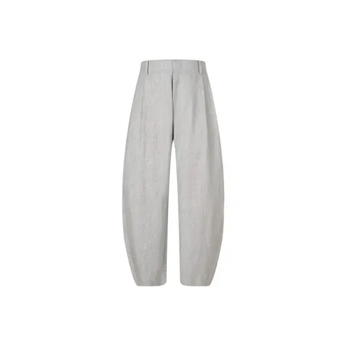 CROQUIS Повседневные брюки Мужские Черно-белые полосы And Клетка