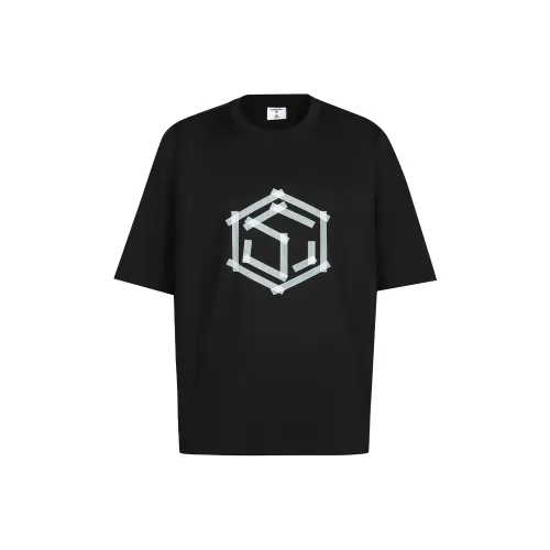 GUUKA TECH Мужские черные футболки