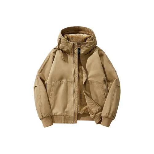 JEEP SPIRIT Хлопковый пуховик унисекс хаки