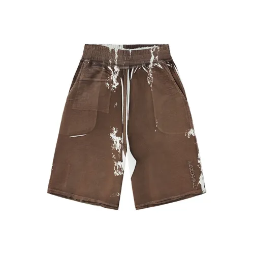A COLD WALL* Темно-кофейные унисекс повседневные шорты