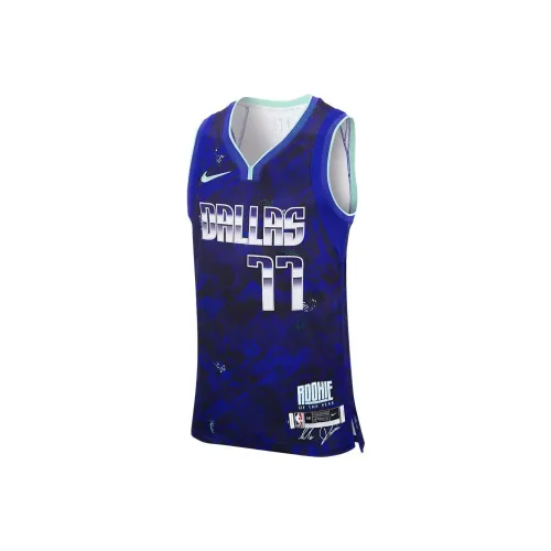 Nike Баскетбольная Джерси Мужская Синяя