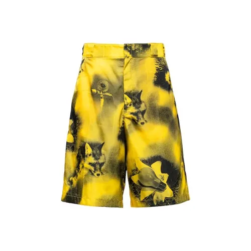 PRADA Желтые Мужские Повседневные Шорты