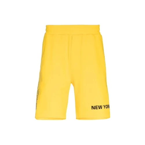 Helmut Lang Желтые Мужские Повседневные Шорты