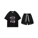 Комплект (черный топ+черные брюки)