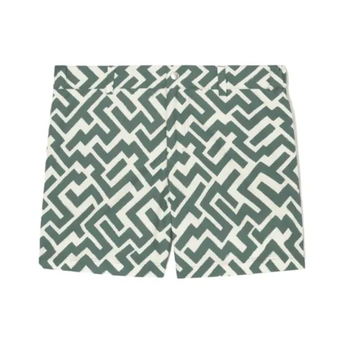 COS Бело-зеленые мужские плавательные шорты