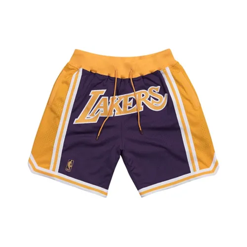 Mitchell Ness Желтые Мужские баскетбольные шорты
