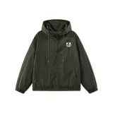 Хаки куртка + черные штаны