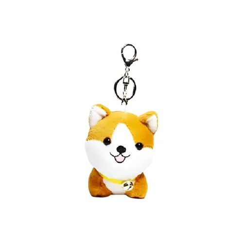 JIUJI Очаровательный Мягкий Милый Shiba Inu Щенок Кукла Плюшевый Брелок 12 см Высота