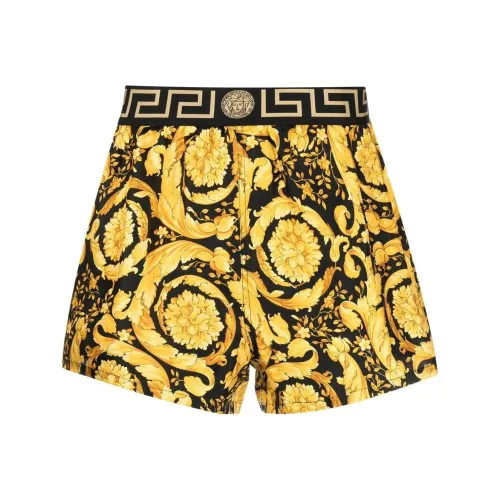 VERSACE Желтые Мужские Повседневные Шорты