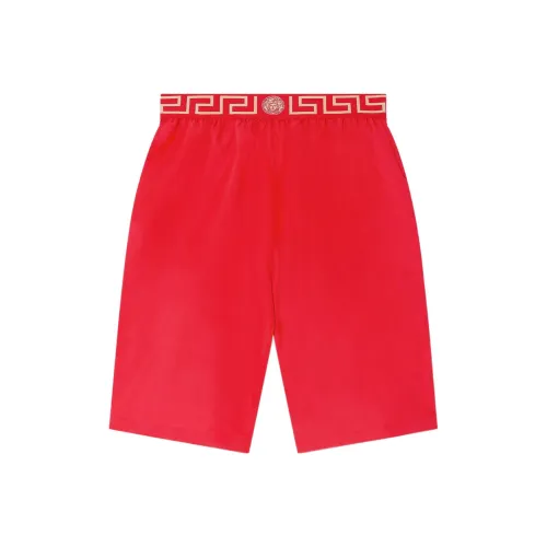 VERSACE Red Men's Casual Shorts VERSACE Красные Мужские Повседневные Шорты