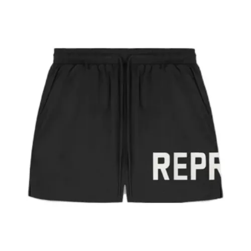 REPRESENT Черные Мужские Повседневные Шорты