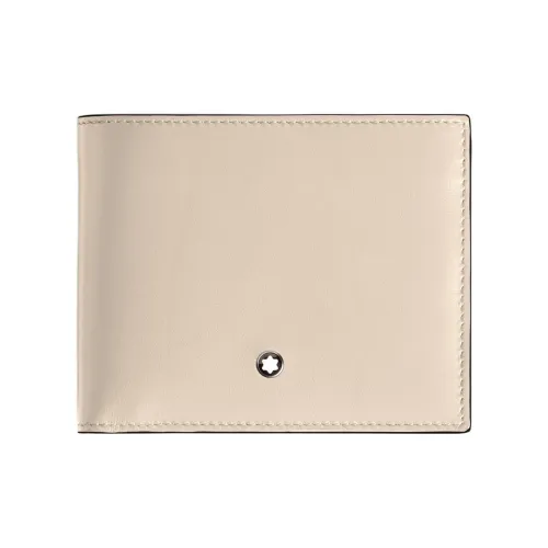 MONTBLANC Meisterstuck Full Зернистая кожа коровы Кошелек Женские Слоновая кость