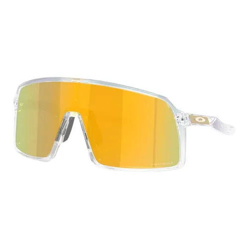 Oakley Пластик Нерегулярная форма Солнцезащитные очки Унисекс Прозрачный