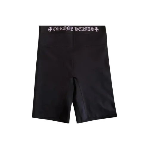 Chrome Hearts Черные Женские Велосипедные Брюки