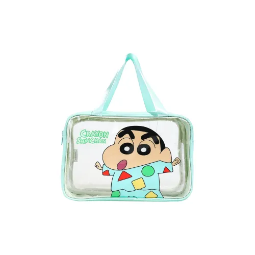 Crayon Shinchan ПВХ Хранилище Мешок Унисекс Синий Розовый Зеленый