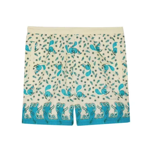 GUCCI Айвори Мужские Пляжные Шорты