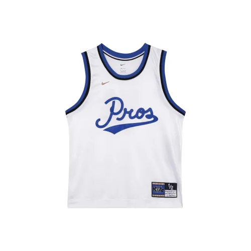 Nike Белый Мужская баскетбольная футболка