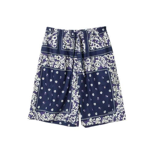 Needles Повседневные шорты унисекс синие