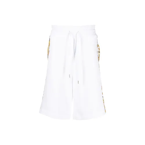 VERSACE JEANS COUTURE Белые Мужские Повседневные Шорты