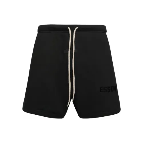 Fear Of God Essentials The Black Collection серия Повседневные шорты Мужские Глубокий черный