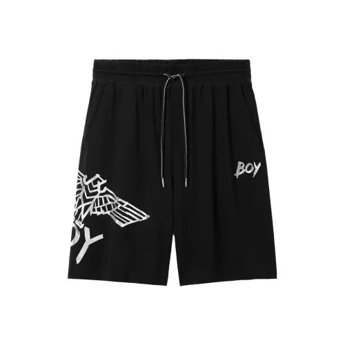Boy London Повседневные шорты Унисекс Черные