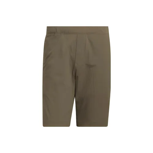 Adidas Повседневные шорты Мужские Слоистые Оливково-зеленые