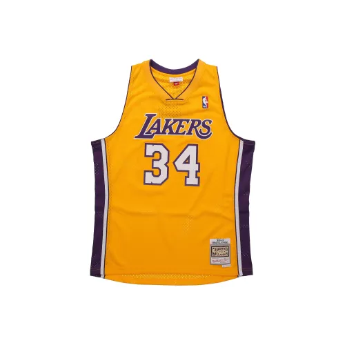 MITCHELL NESS Баскетбольная Джерси Унисекс Желтая