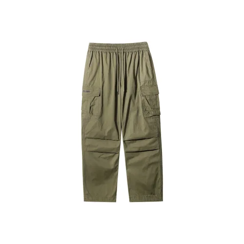 Muscle Dog Повседневные брюки Мужские Армейский зеленый