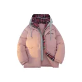 Розово-серый в клетку