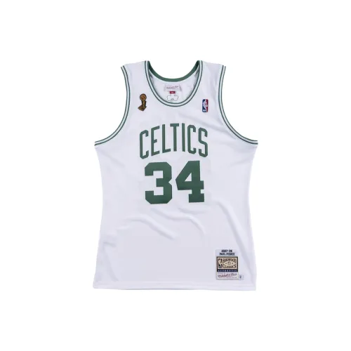 Mitchell Ness Белая мужская баскетбольная футболка