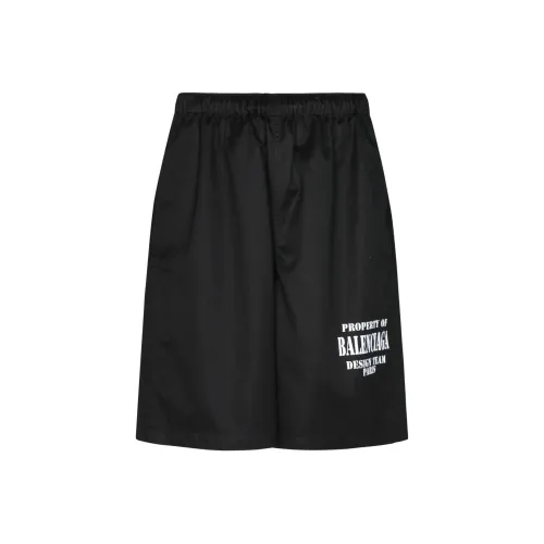 Balenciaga Черные Мужские Повседневные Шорты