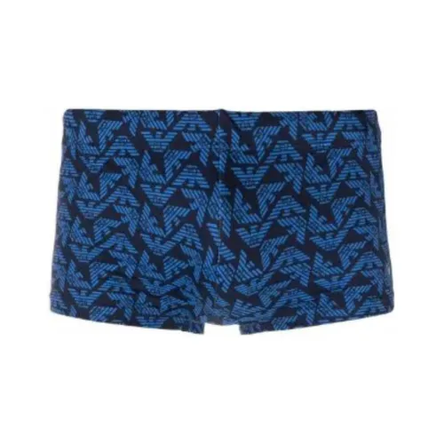 EMPORIO ARMANI Мужские синие плавательные шорты