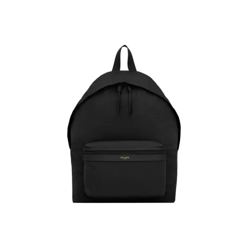 SAINT LAURENT Нейлон с кожаными вставками рюкзак унисекс черный