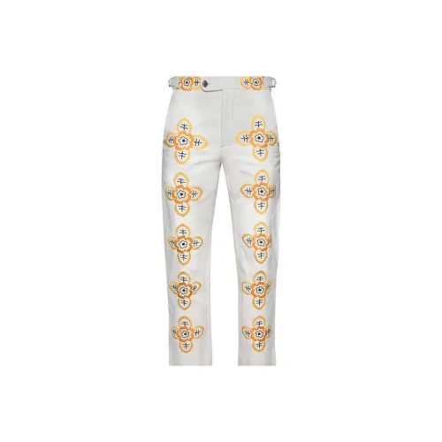 BODE Белые Мужские Повседневные Штаны