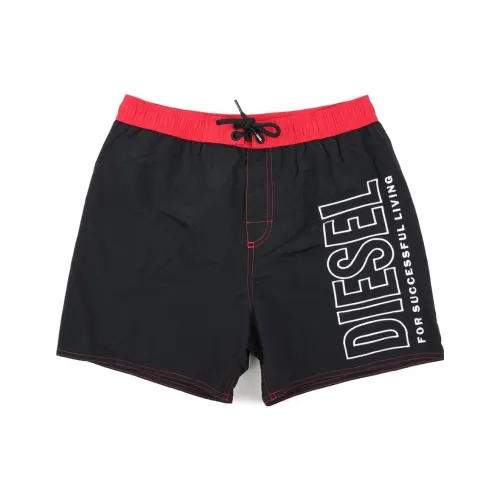 DIESEL Черные Мужские Повседневные Шорты