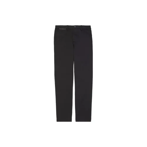 Tommy Hilfiger Эластичные Chino Bottoms Темный Sable Повседневные Брюки Мужские Черные