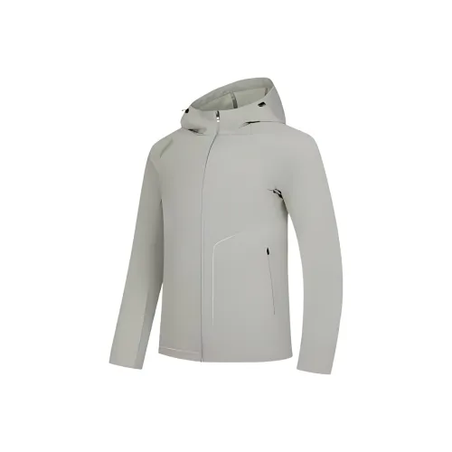 QIAODAN Тренчкот Мужской Туманный Сосновый Зеленый