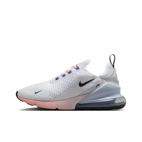 Nike Air Max 270 Low Топ Повседневная обувь Мужская Белый Розовый