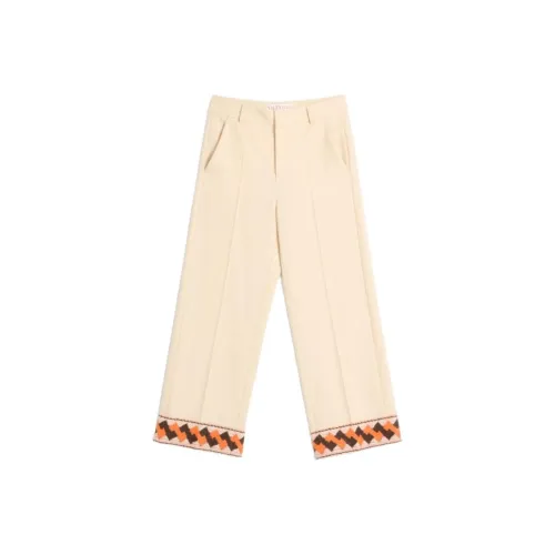 Valentino Повседневные брюки расклешенные стиль позиционирования мужской масло