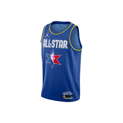 Джордан Russell Westbrook All Star Баскетбольная Джерси Мужская Синяя