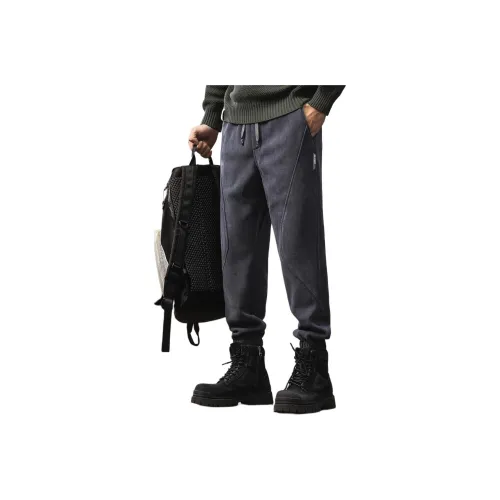 GELANLU Весенние и Летние Повседневные Штаны Унисекс Базовый COLORS Черный Серый Белый и т.д